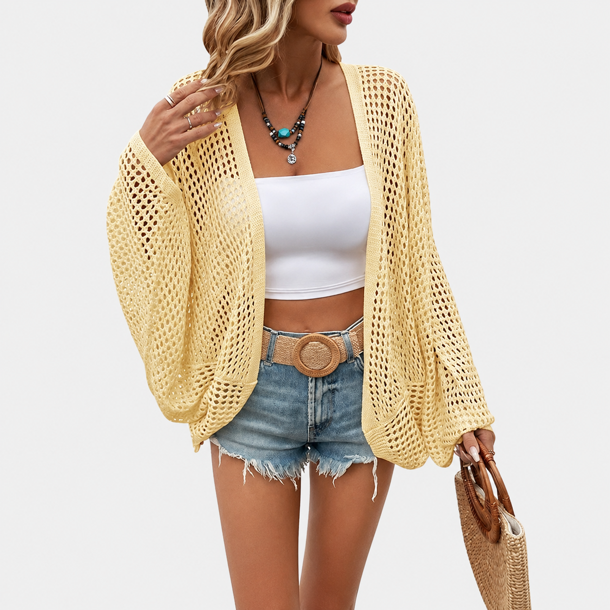 Summer Lightweight Crochet Cardigans For Women