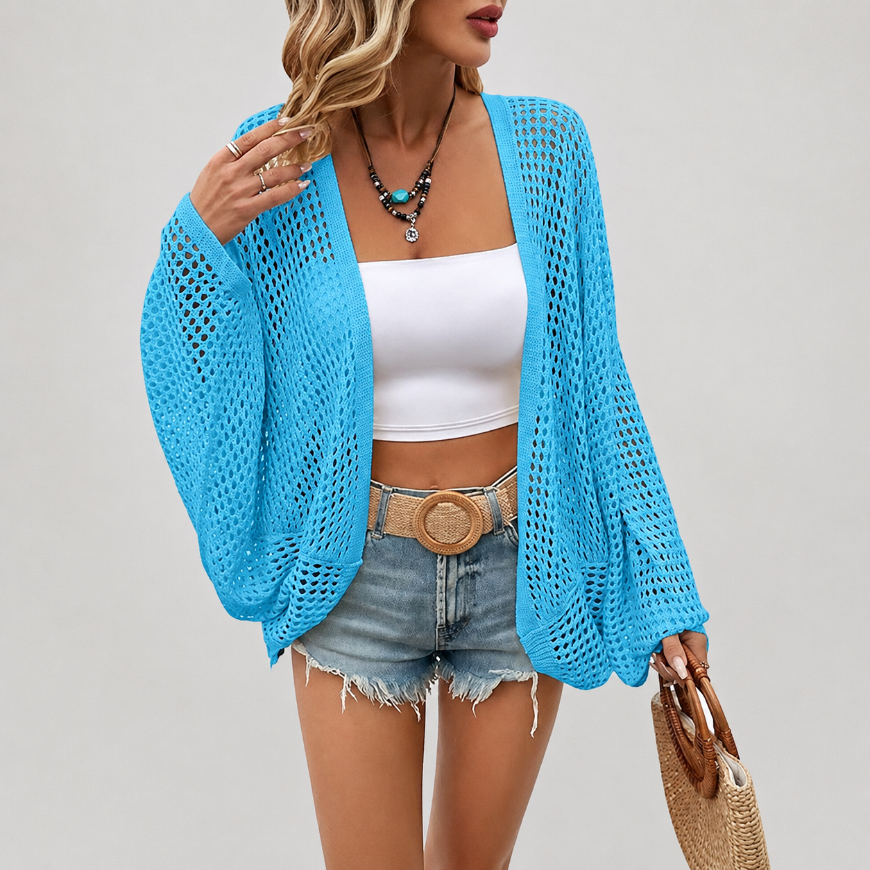 Summer Lightweight Crochet Cardigans For Women