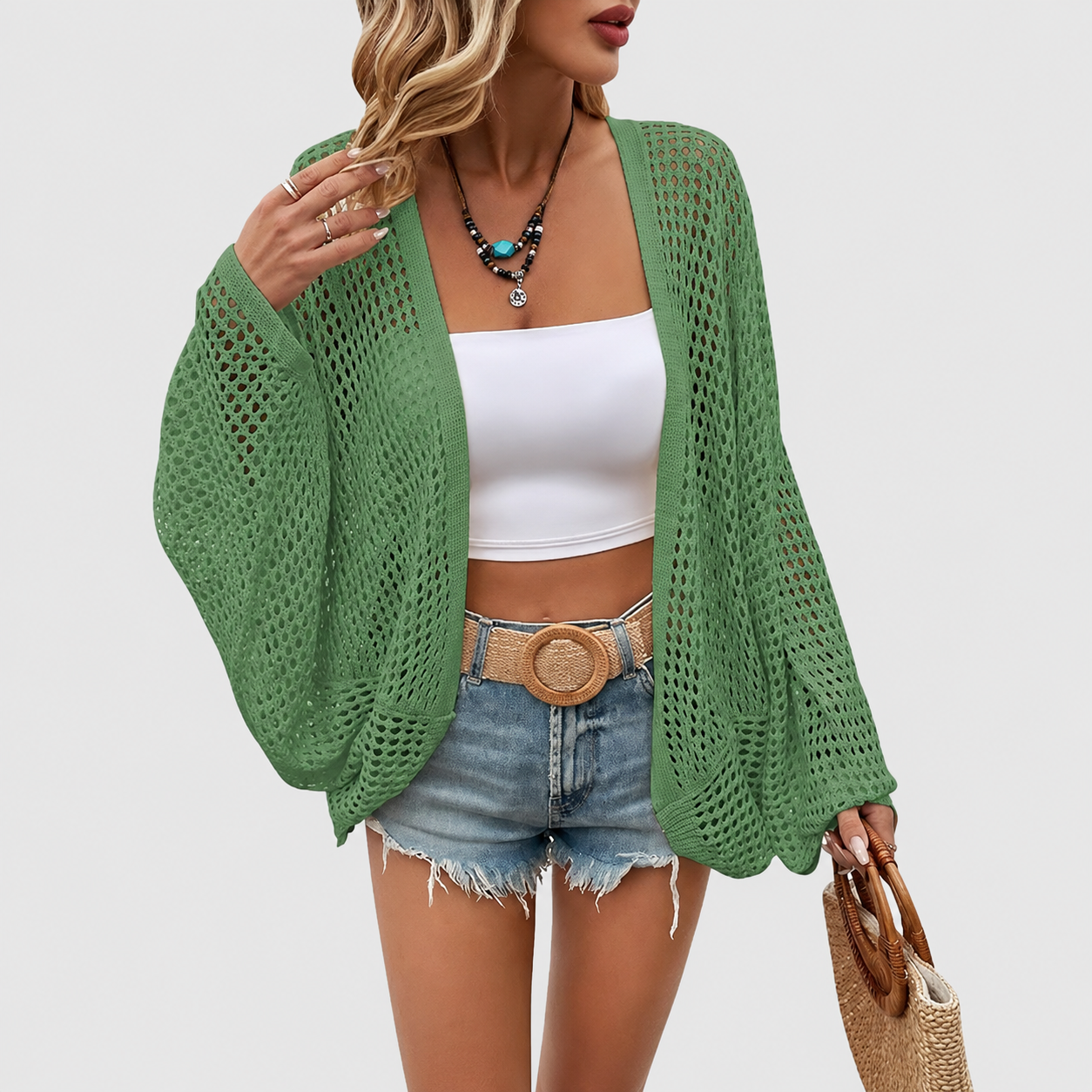 Summer Lightweight Crochet Cardigans For Women