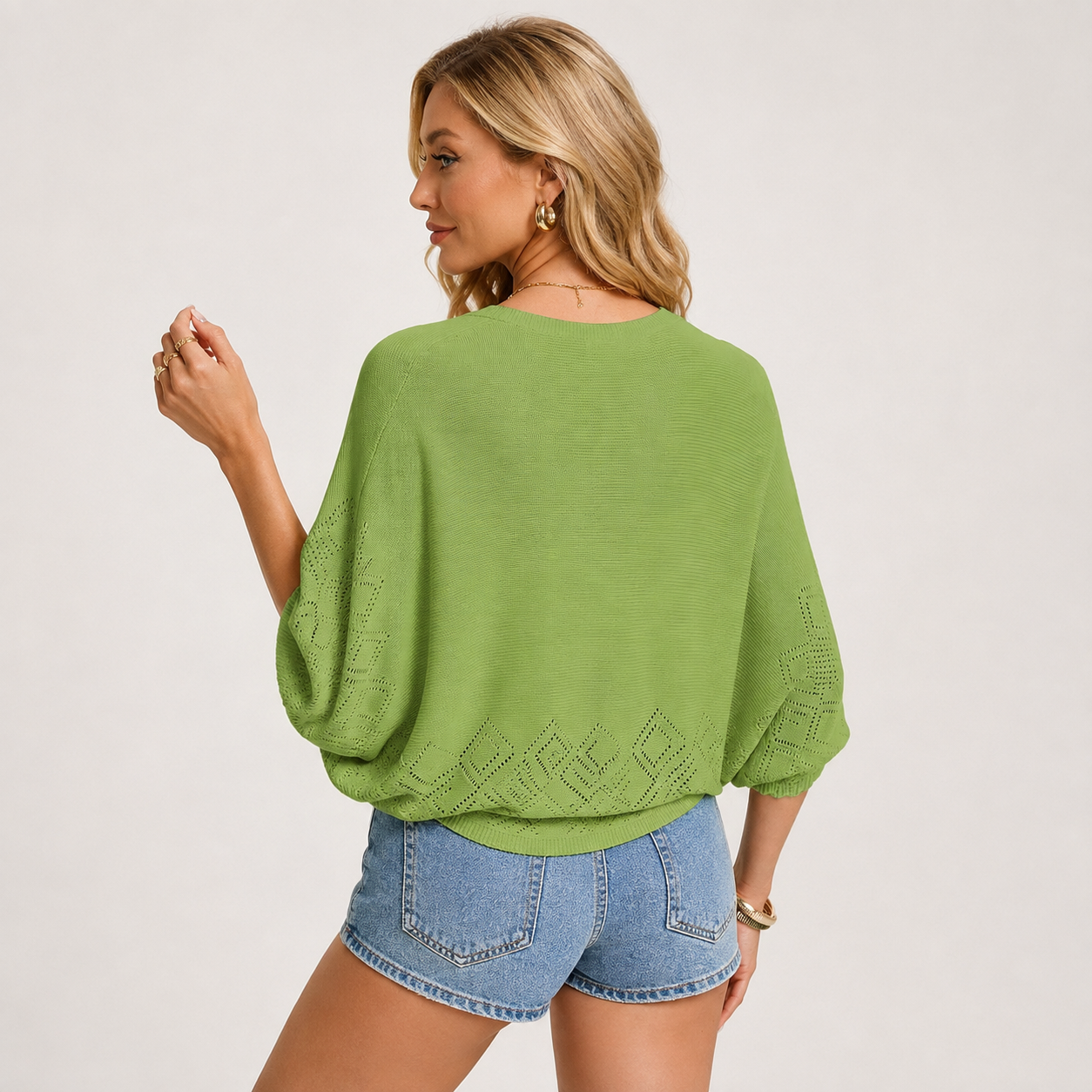 Casual Short Sleeve Bolero Shrug Sweater For Women