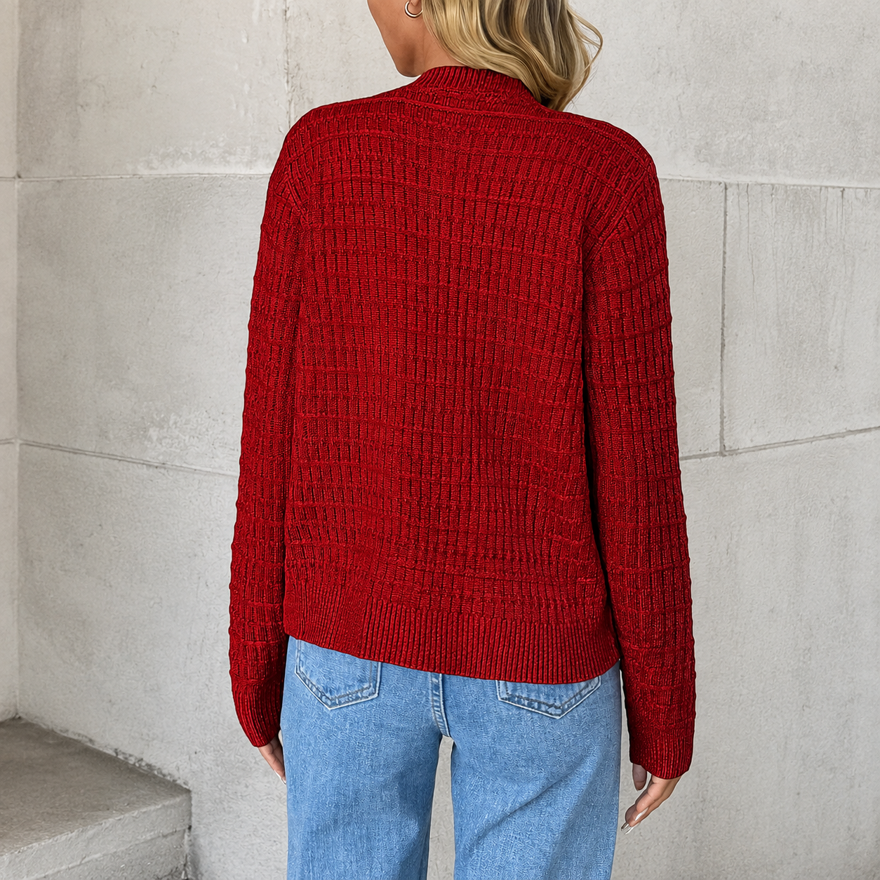Casual Long Sleeve Button Down Cardigan Jacket For Women