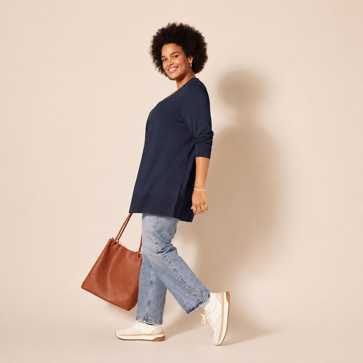 Lightweight Long Sleeve Open Front Sweater Cardigan for Women