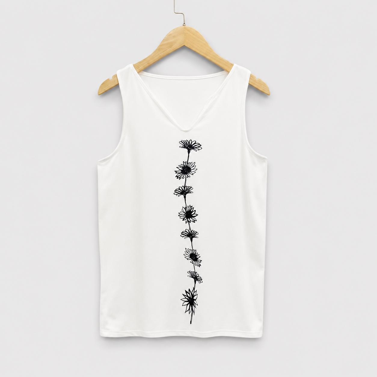 Casual Floral Printed Cutout Vest For Women