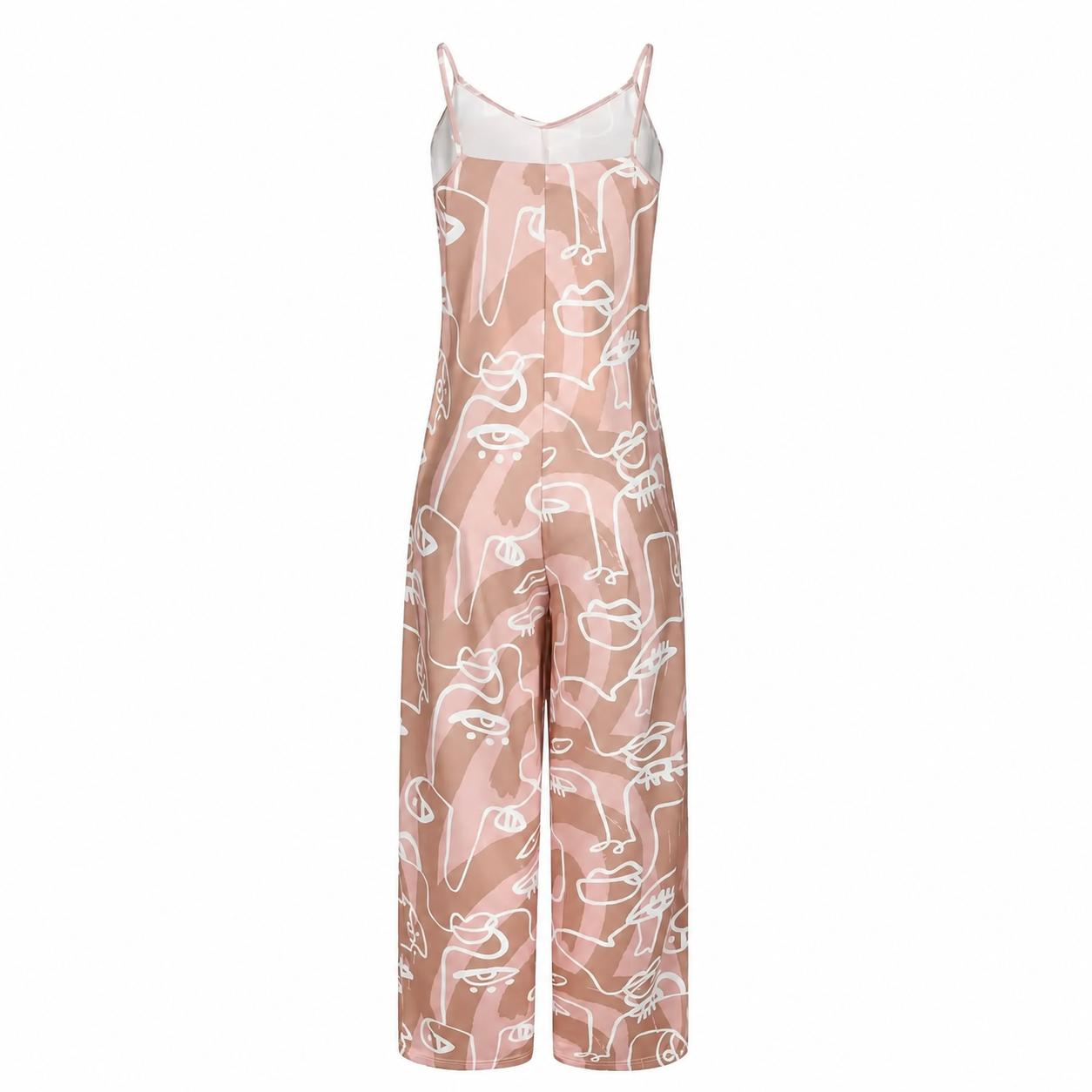 Casual Pocket Spaghetti Strap Jumpsuit For Women