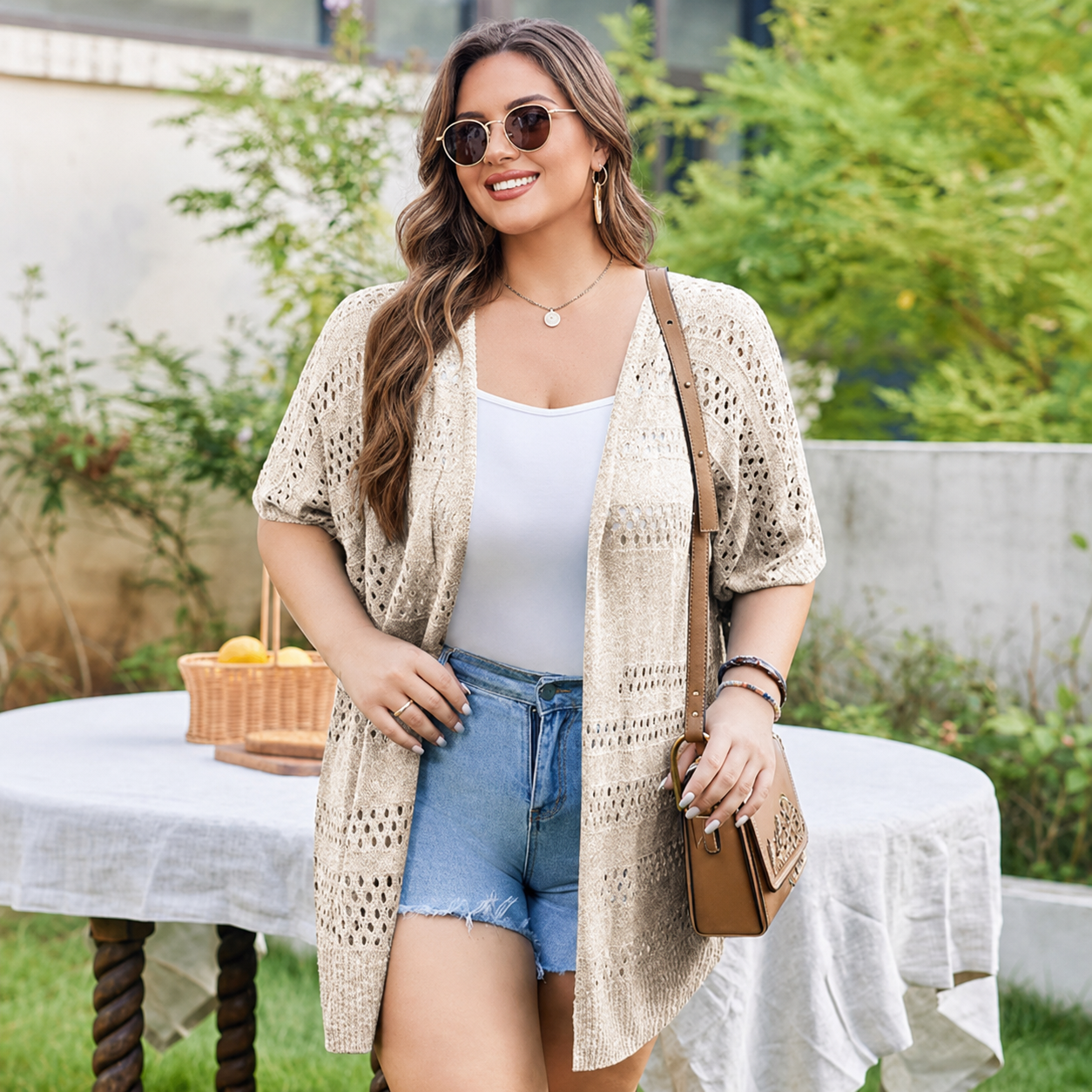 Summer Lightweight Crochet Cardigan For Women