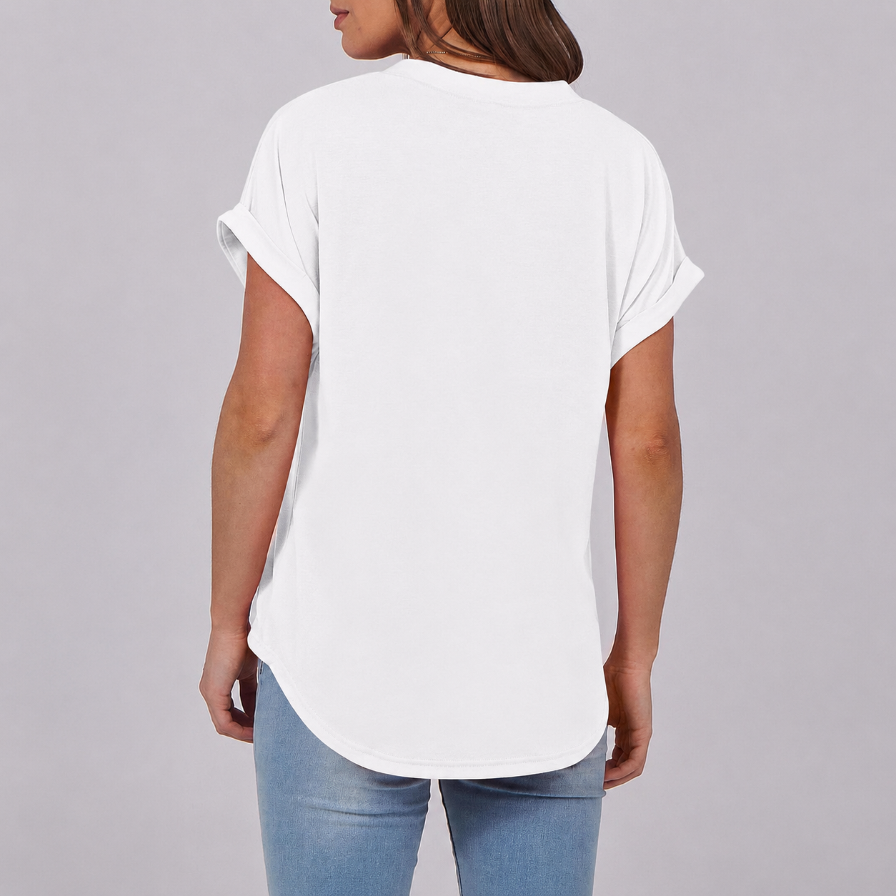 Casual Short Sleeve Henley Top For Women