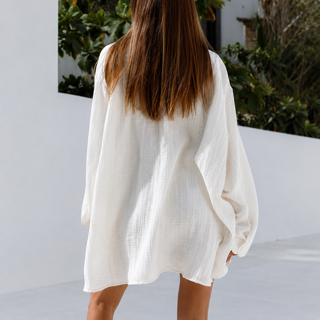 Long Sleeve Button Down Shorts Sweatsuit Set 