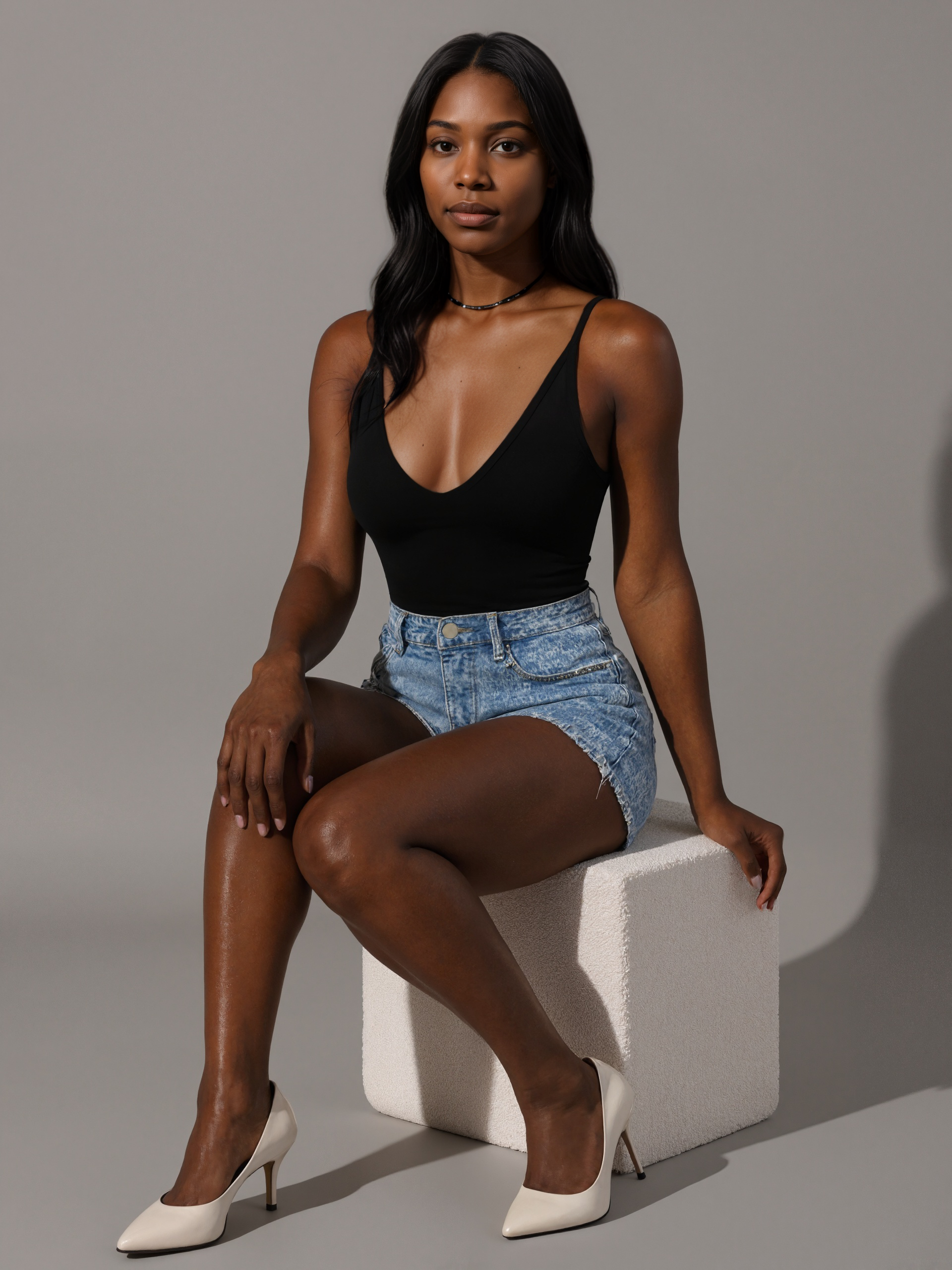 Elegant Backless And Sleeveless Bodysuit