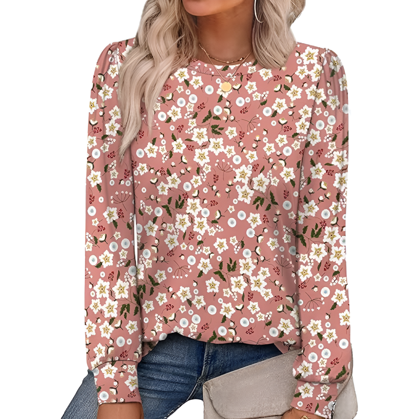 Long Sleeve Tunic Top For Fall Season