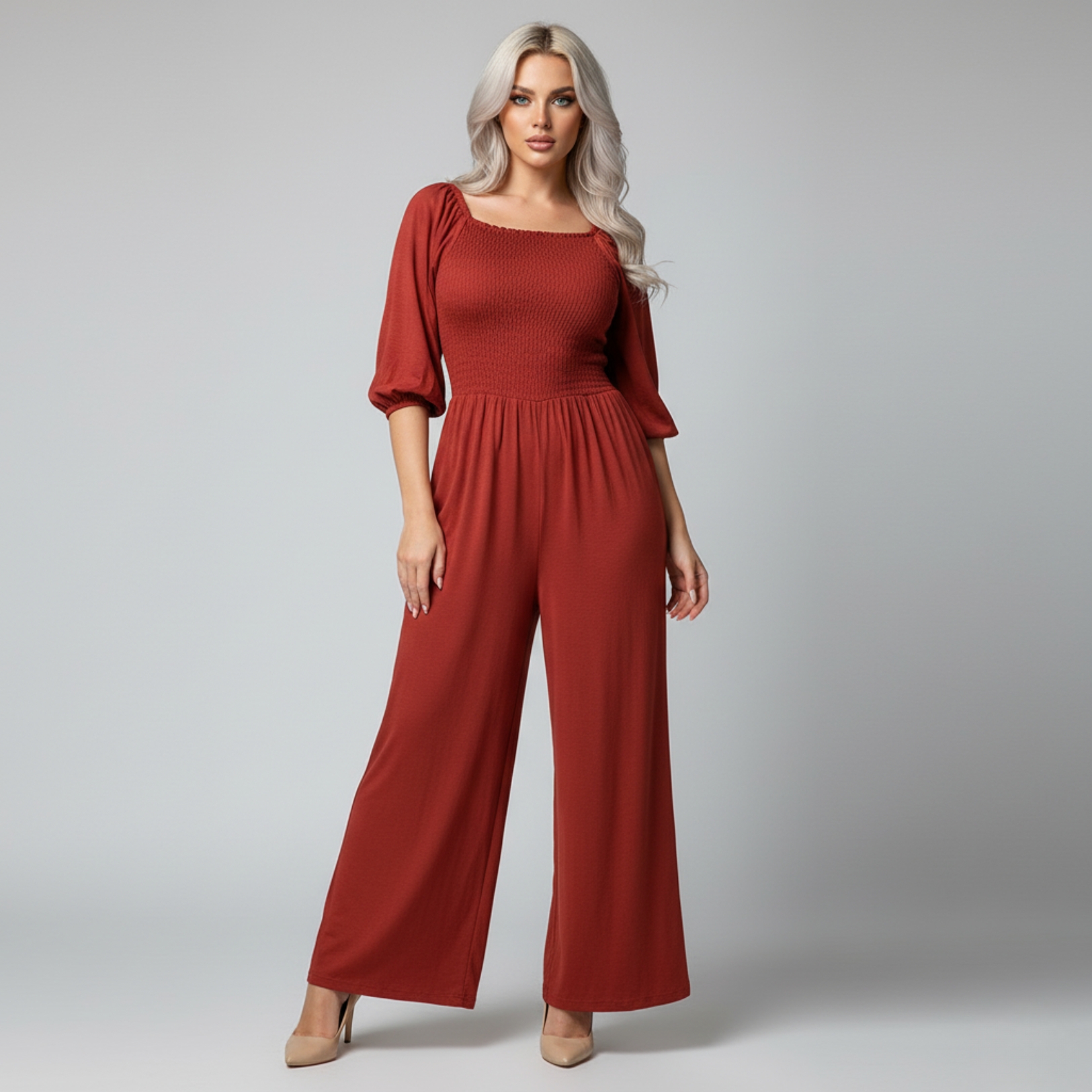 Elastic Waist Workout Pants With Pockets