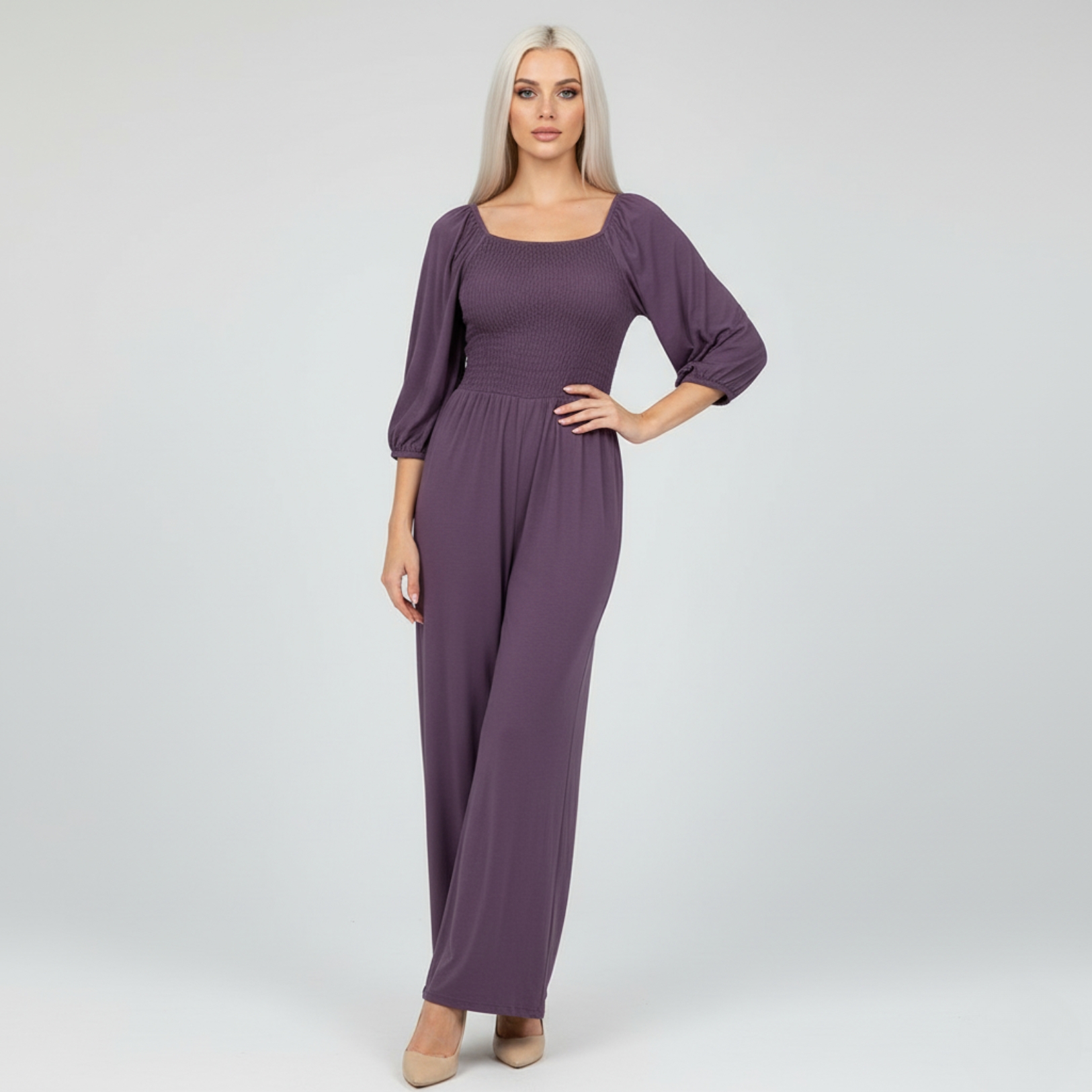 Elastic Waist Workout Pants With Pockets