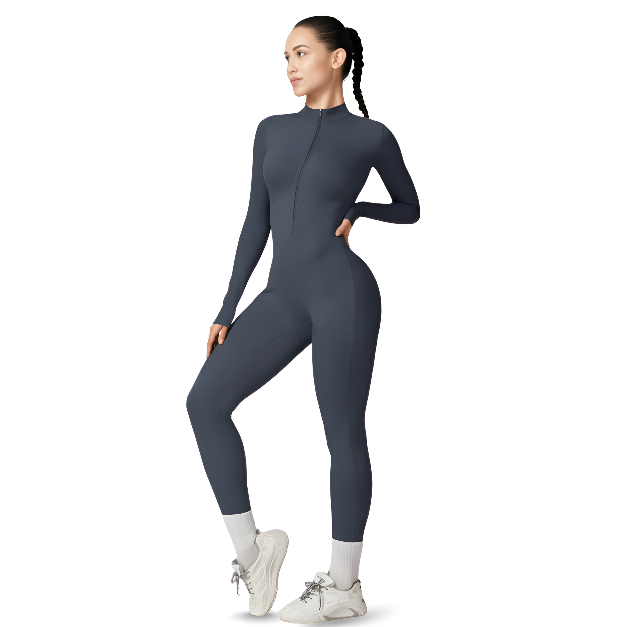 Long Sleeve Sports Jumpsuit For Women