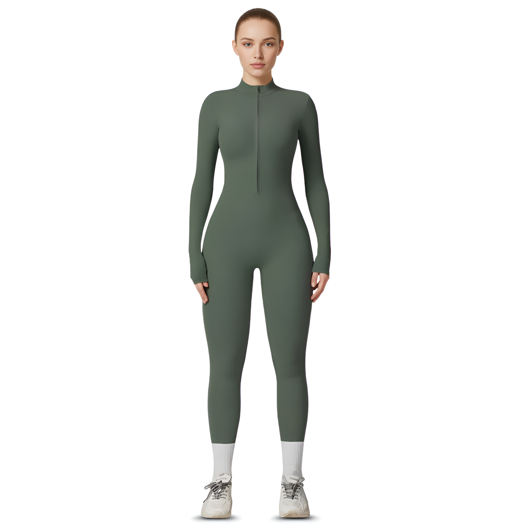 Long Sleeve Sports Jumpsuit For Women