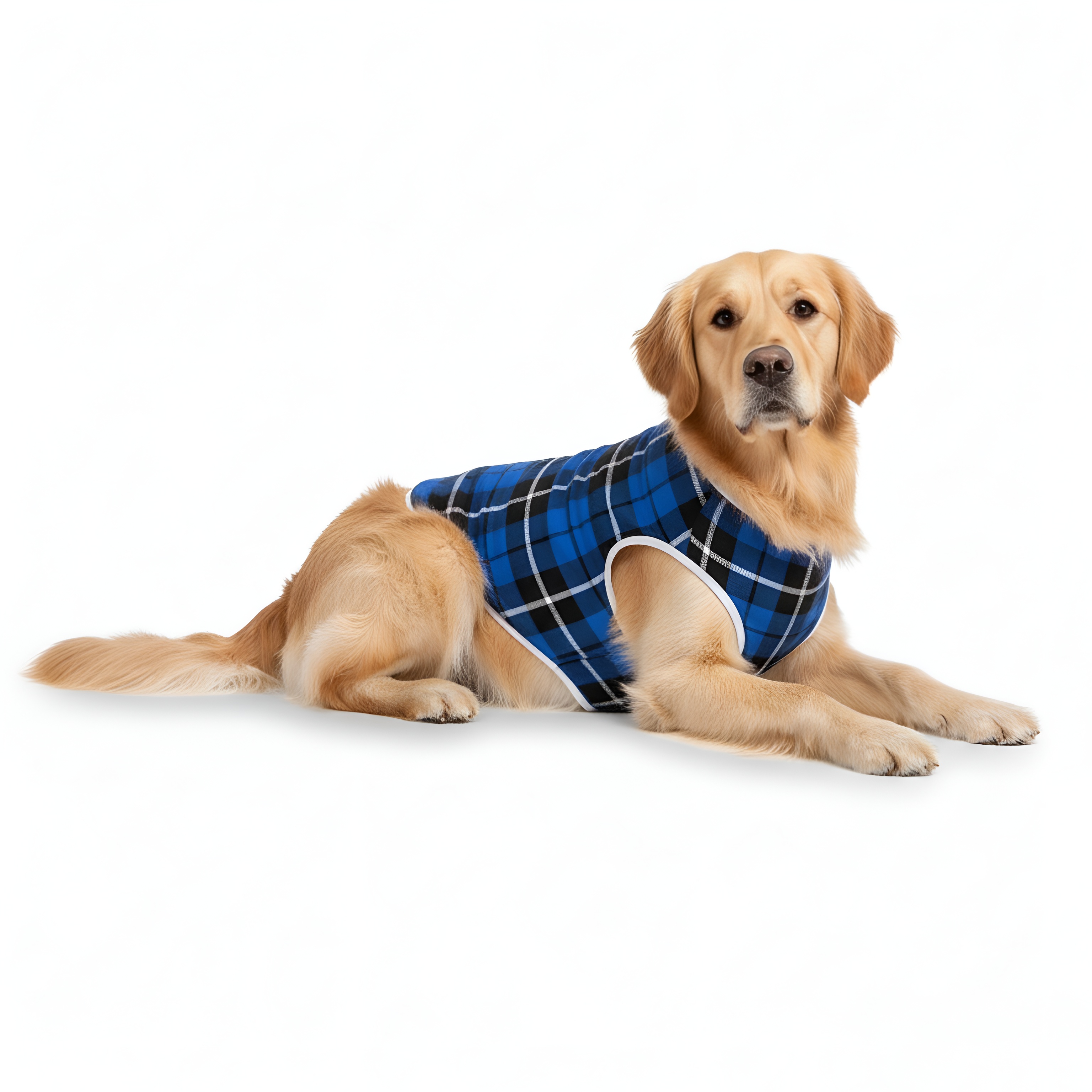 Merry Christmas Tree and Snowflake Print Pajama Set with Plaid Pants