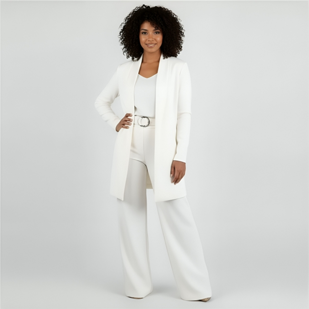 Longline Cardigan Three Piece Set