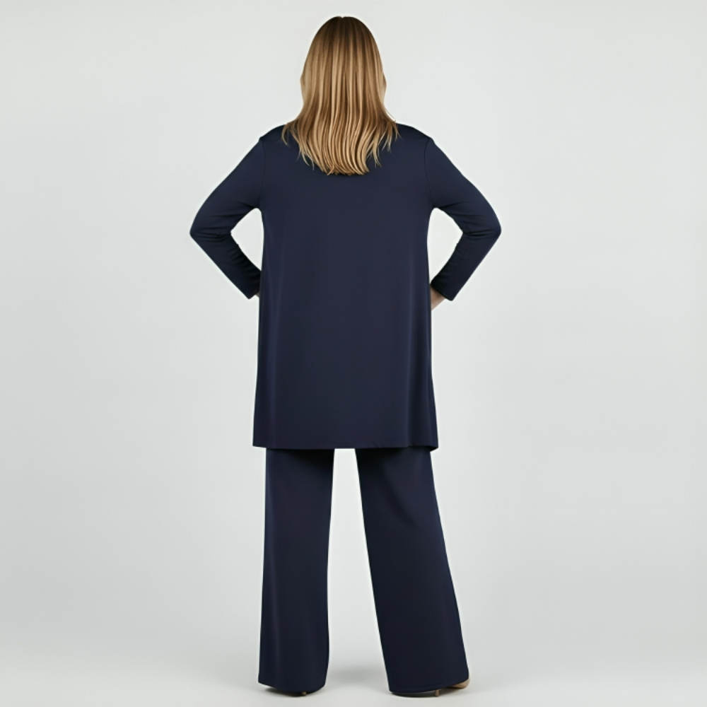 Longline Cardigan Three Piece Set