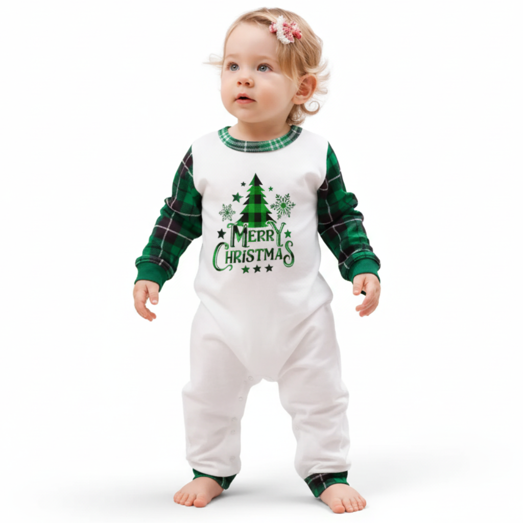 Holiday Plaid Christmas Pajama SetHoliday Plaid Christmas Pajama Set - Image 5