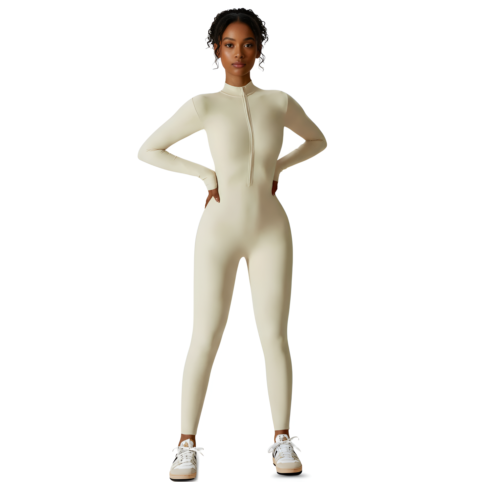 Long Sleeve Sports Jumpsuit For Women