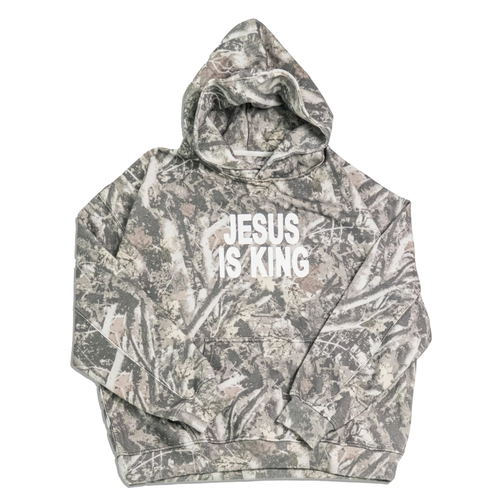 Jesus Is King Printed Hoodie 
