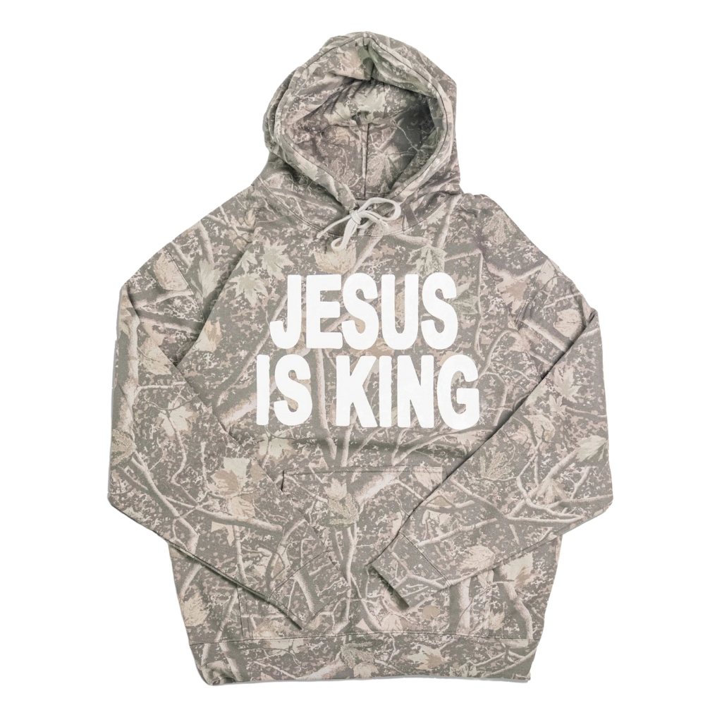 Jesus Is King Printed Hoodie 