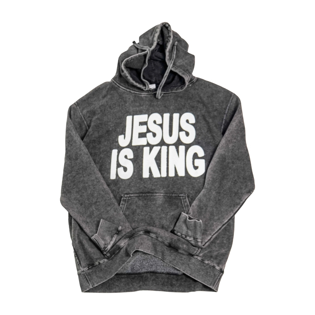 Jesus Is King Printed Hoodie 