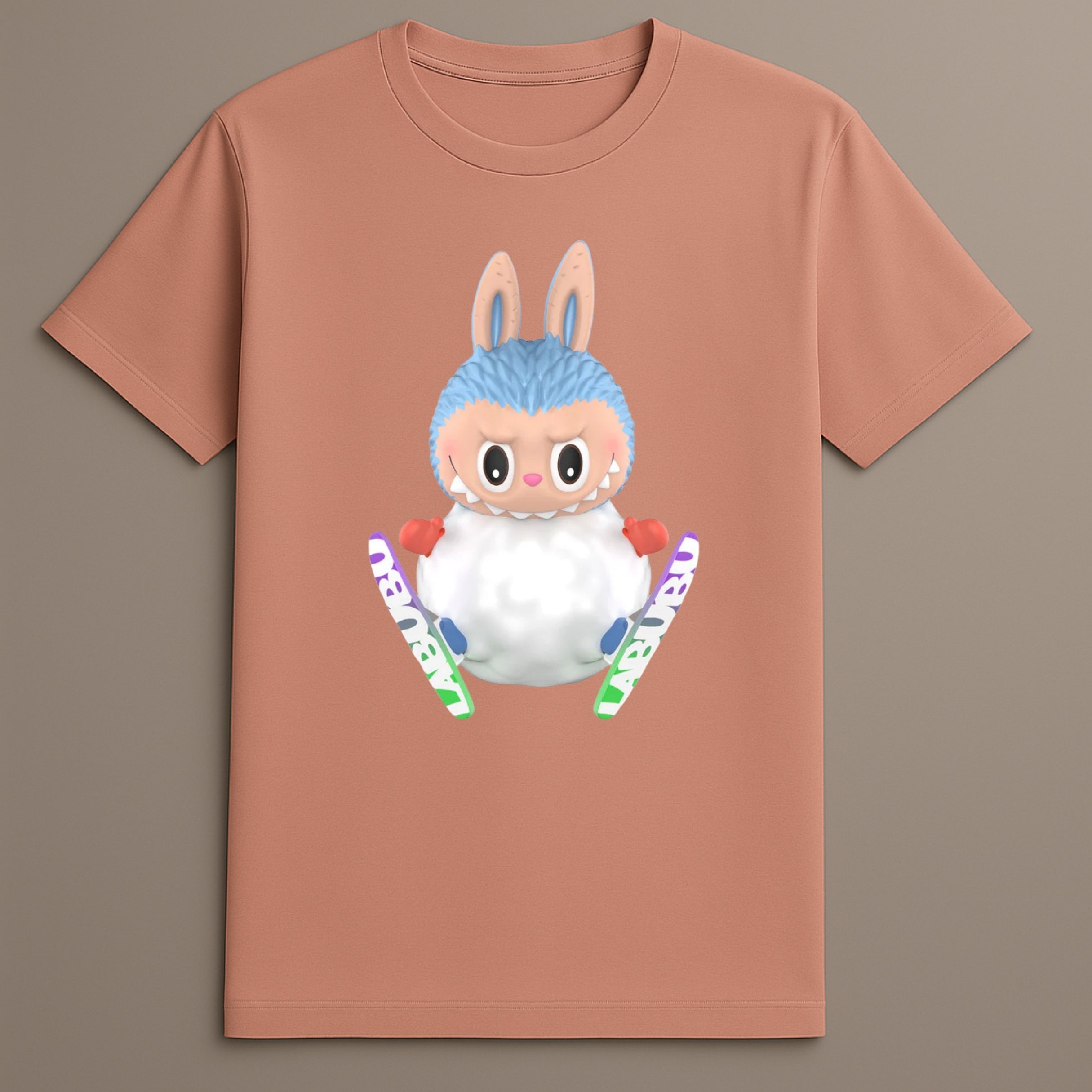 Labubu toy character ski shirt

