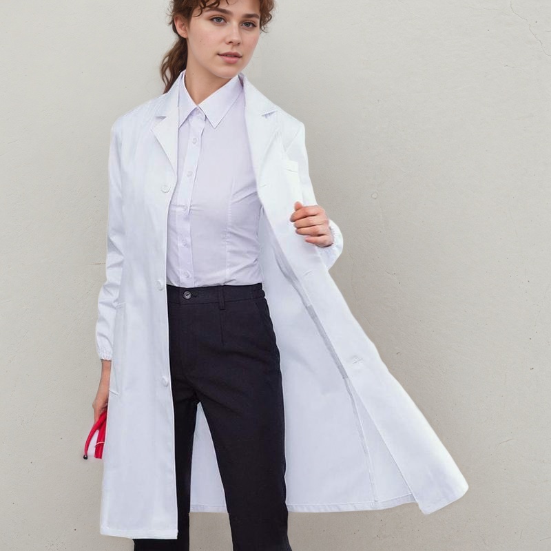 Long Sleeve Classic Fit Scientist Costume Coat