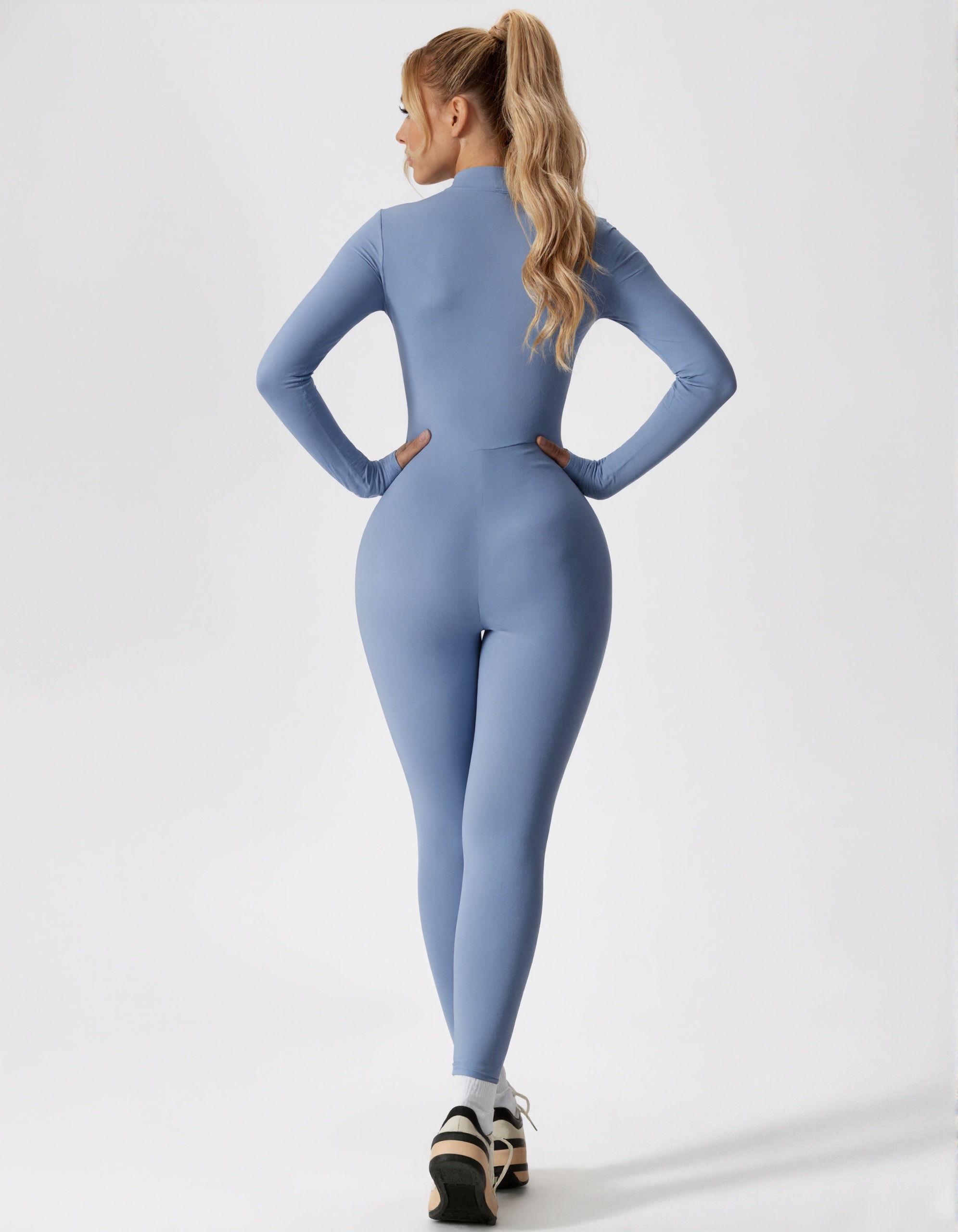 Long Sleeve Fleece Jumpsuit