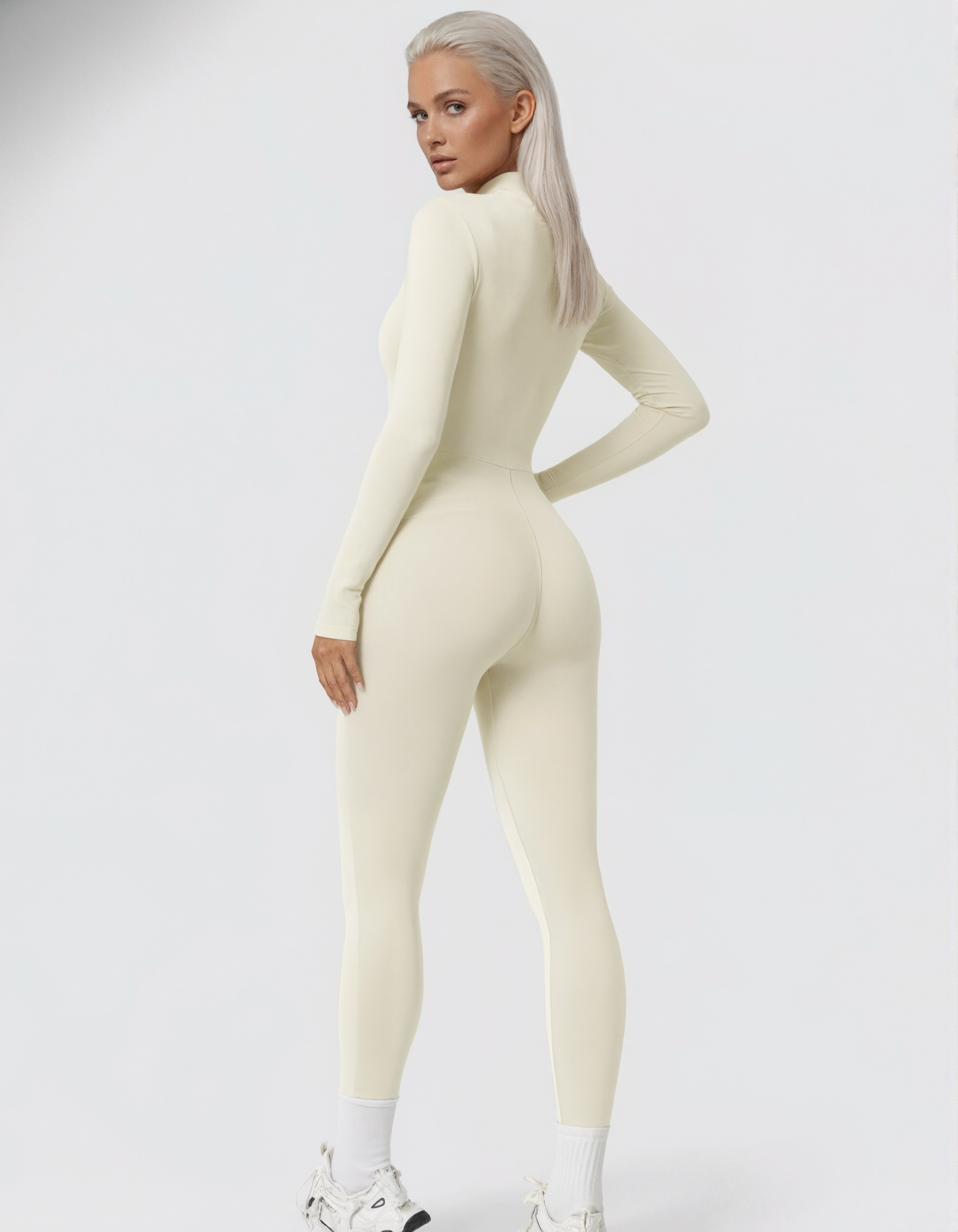 Long Sleeve Fleece Jumpsuit