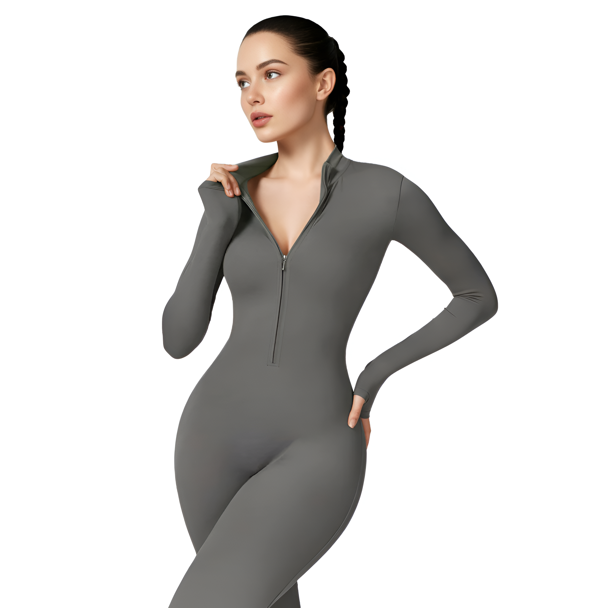 Long Sleeve Sports Jumpsuit For Women