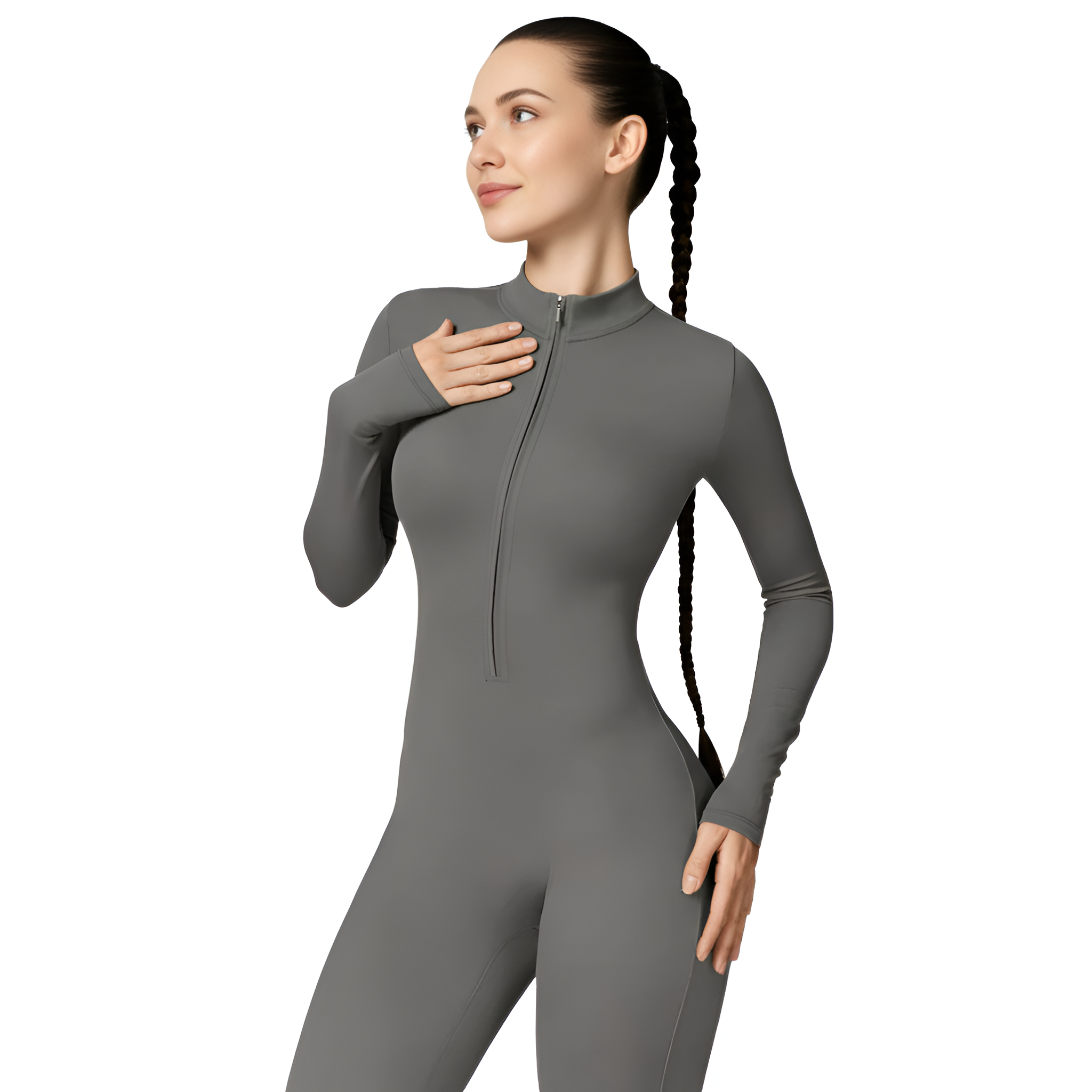 Long Sleeve Sports Jumpsuit For Women