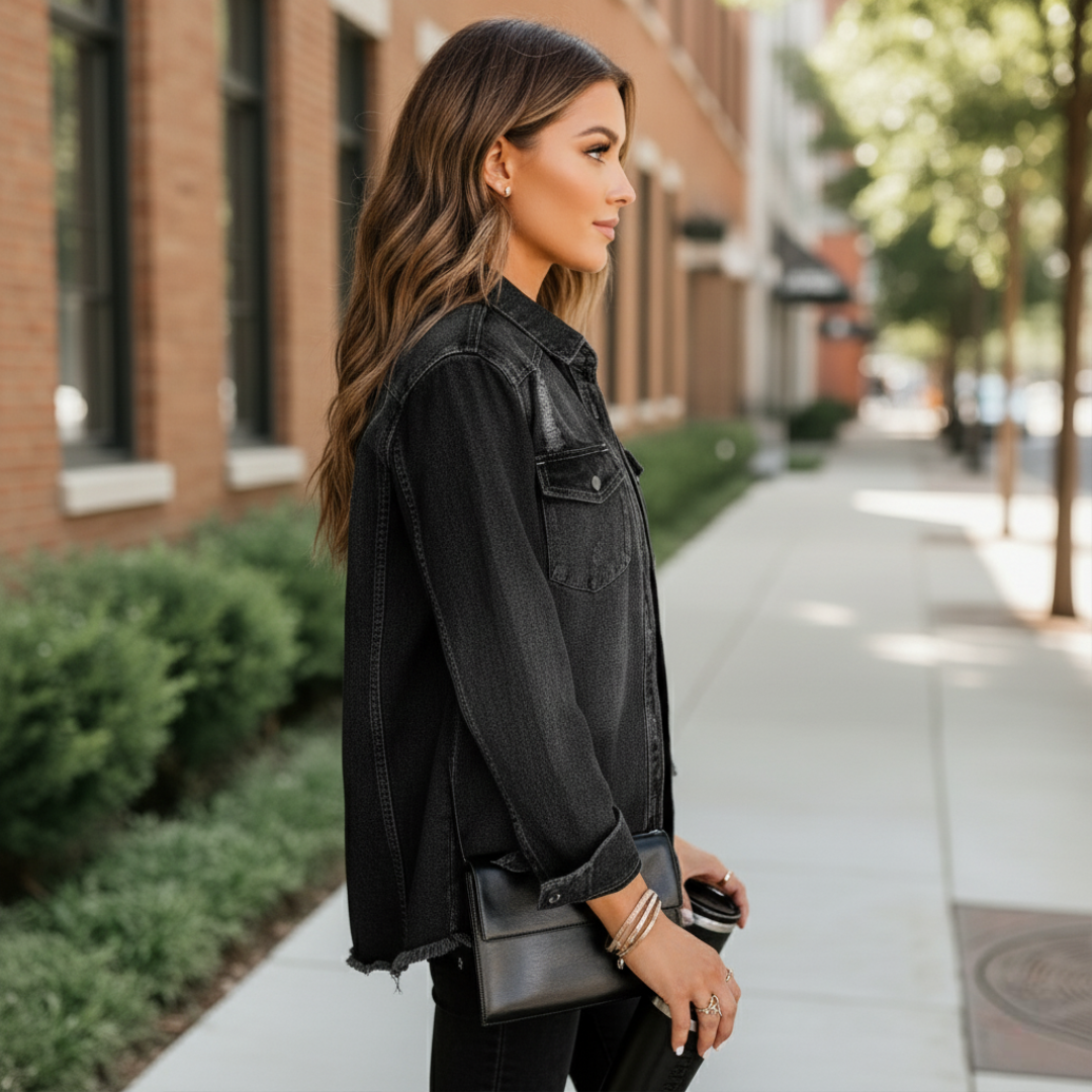 Oversized Denim Jacket For Women