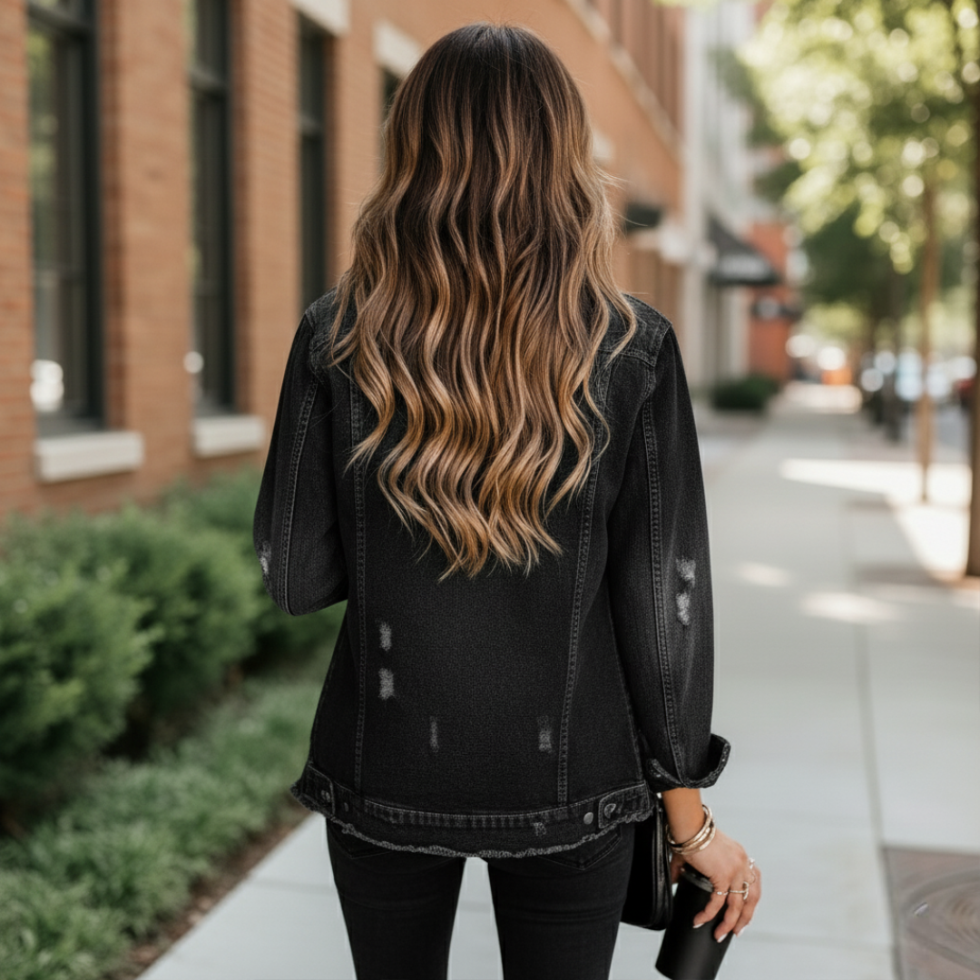 Oversized Denim Jacket For Women