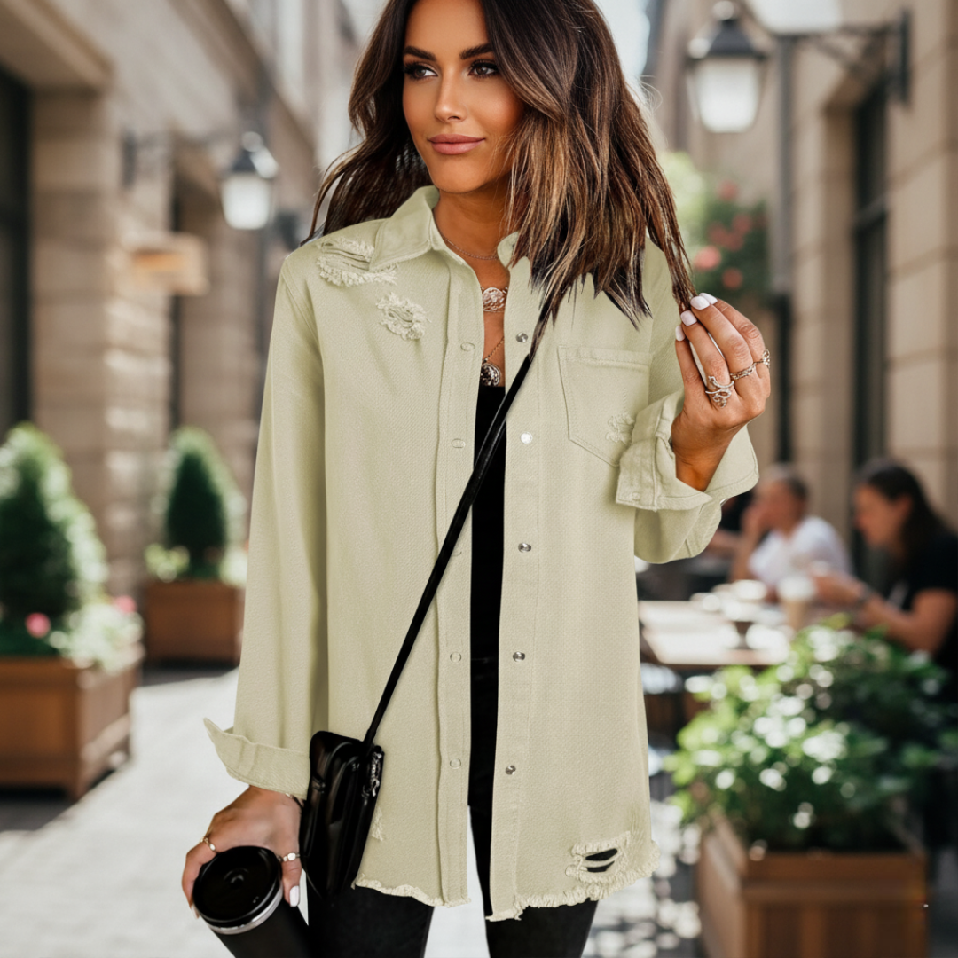 Oversized Denim Jacket For Women