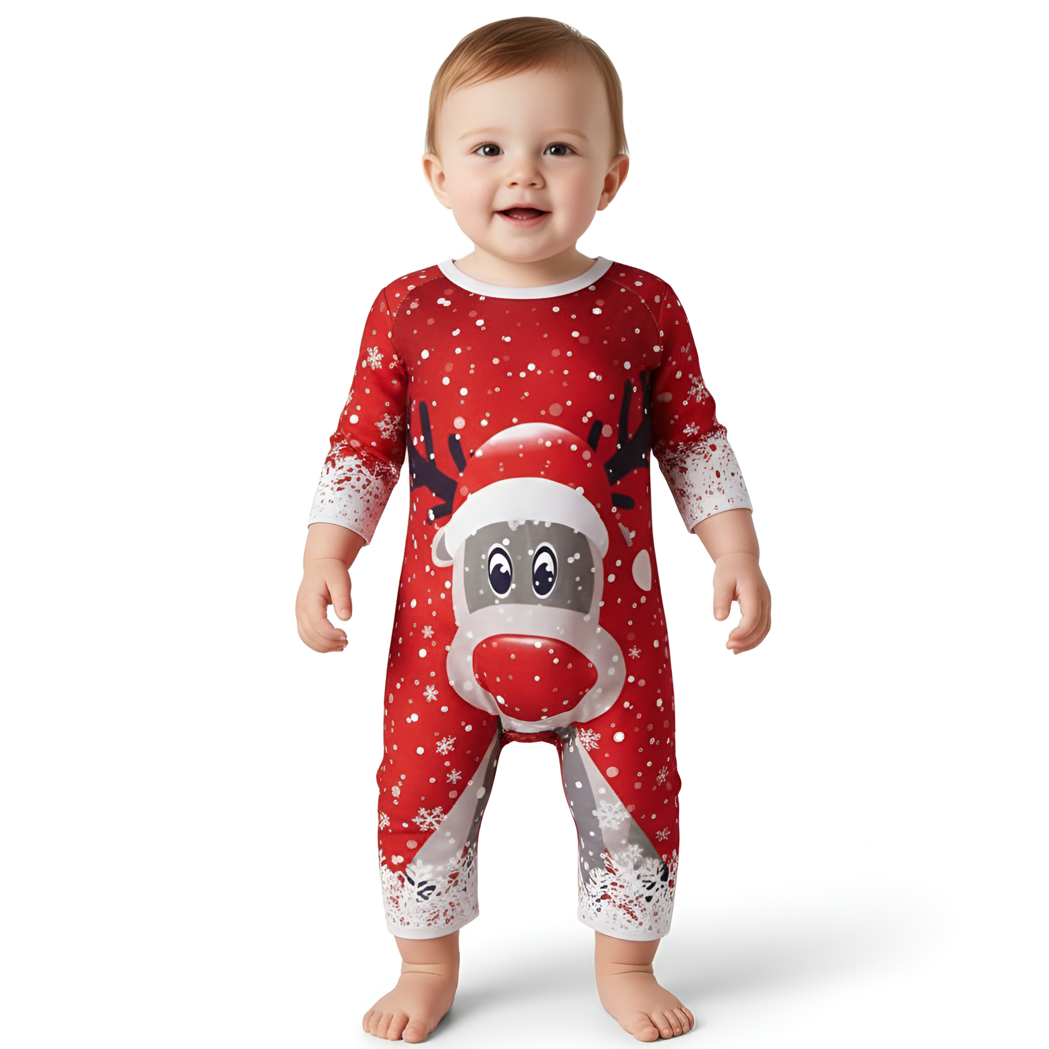 Reindeer Snowflake Family Matching Pajama Sets