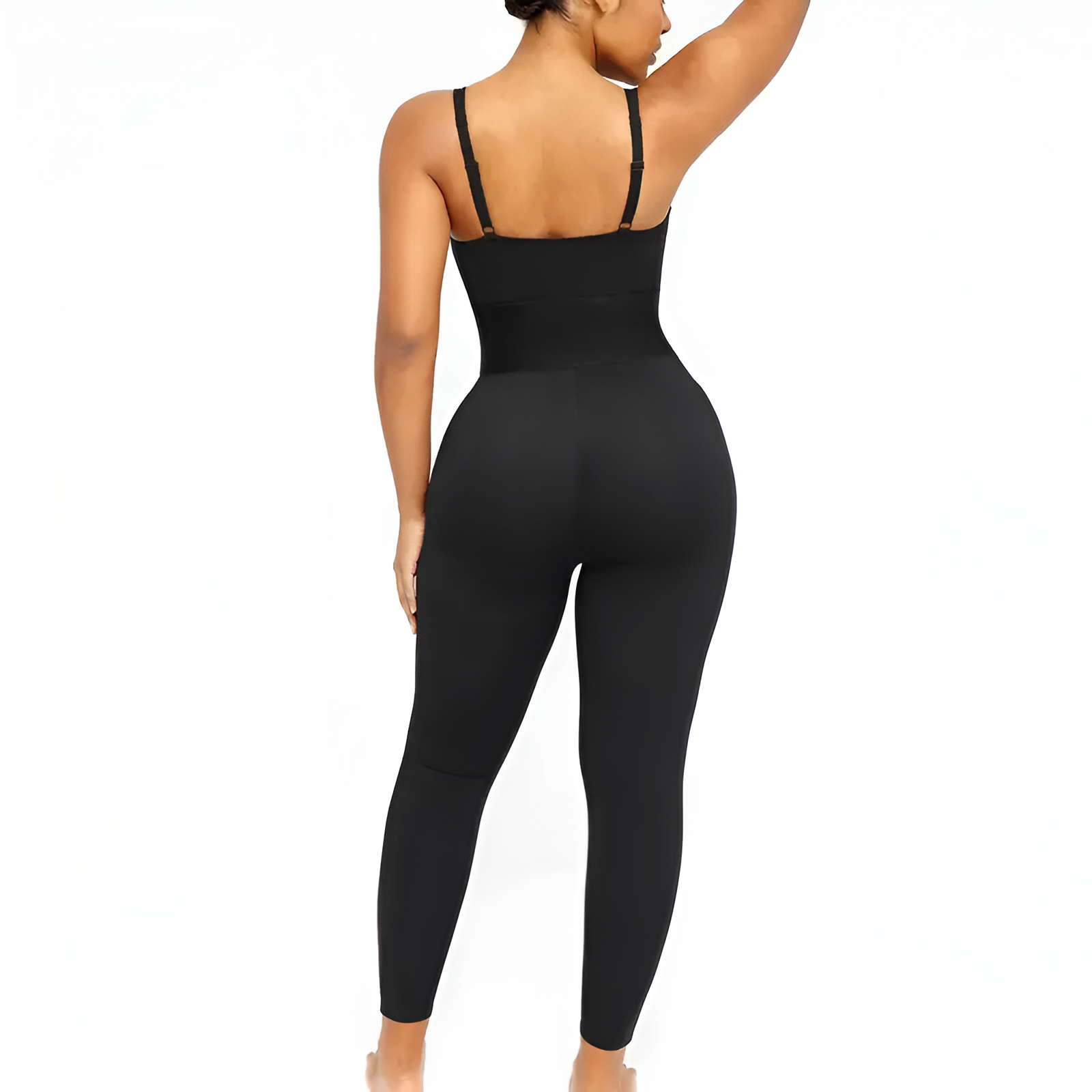 Sleeveless Jumpsuit With Front Zip For Women