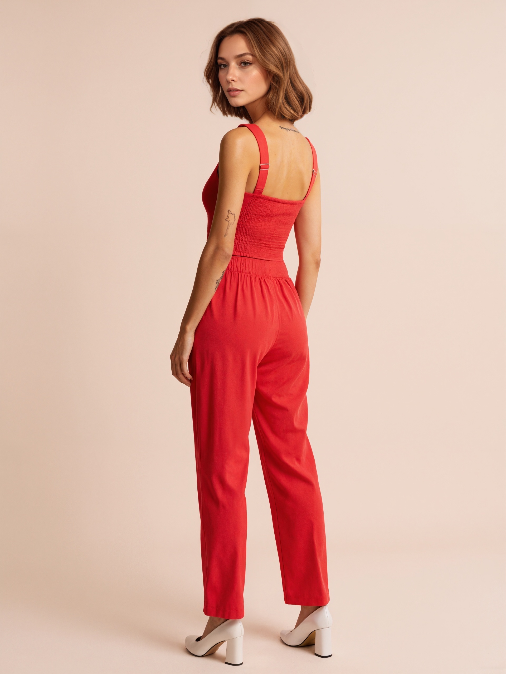 Tailored Linen Mix Set