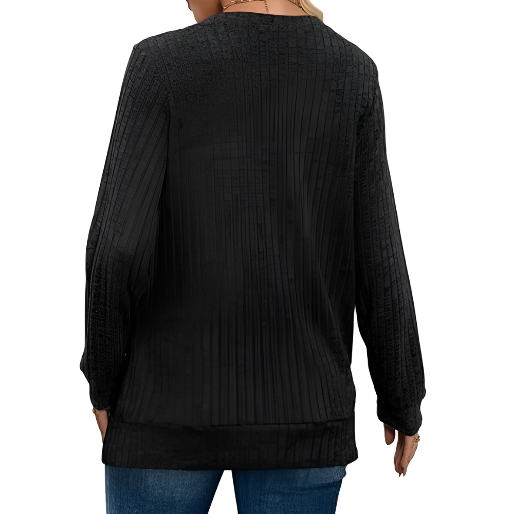 Long Sleeve Lightweight Sweater With Loose Fit Style For Women
