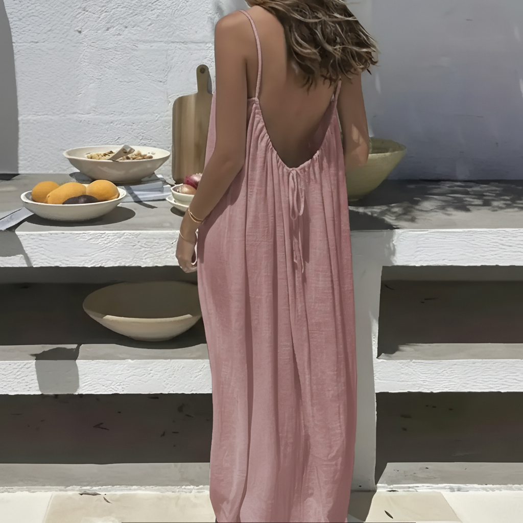 Backless Cami Maxi Dress For Women