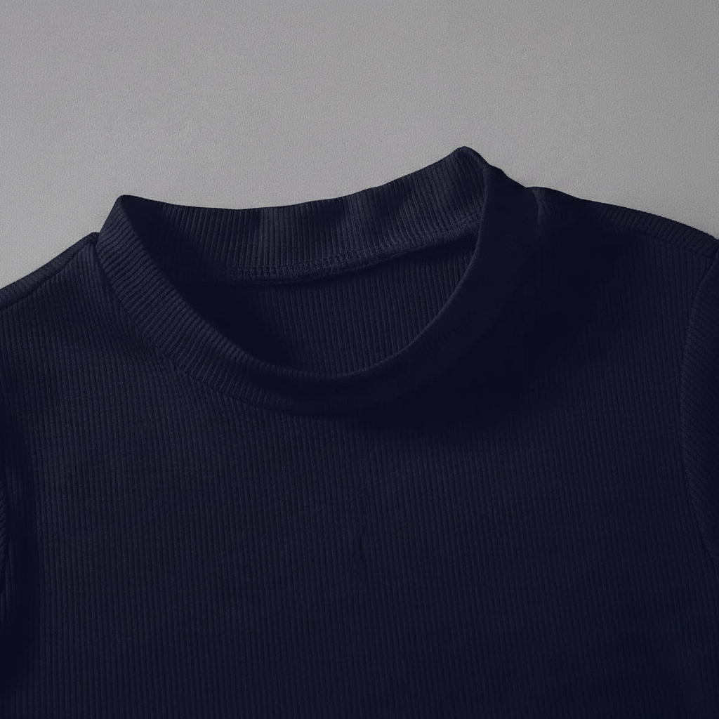 Solid Mock Neck Slim Fit Bodysuit