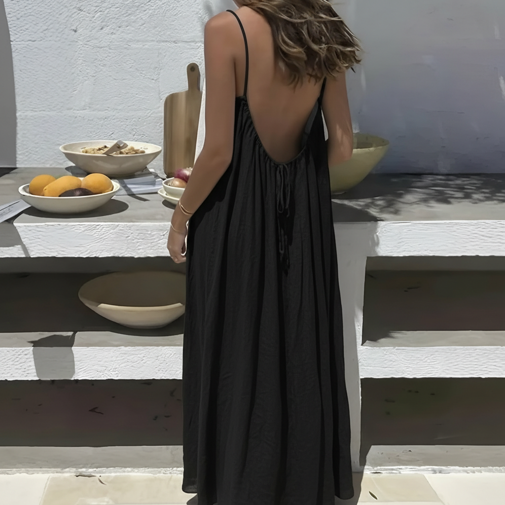Backless Cami Maxi Dress For Women