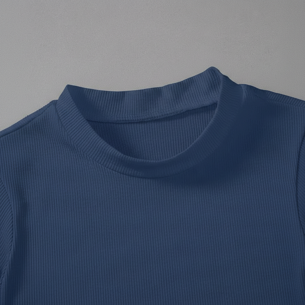 Solid Mock Neck Slim Fit Bodysuit