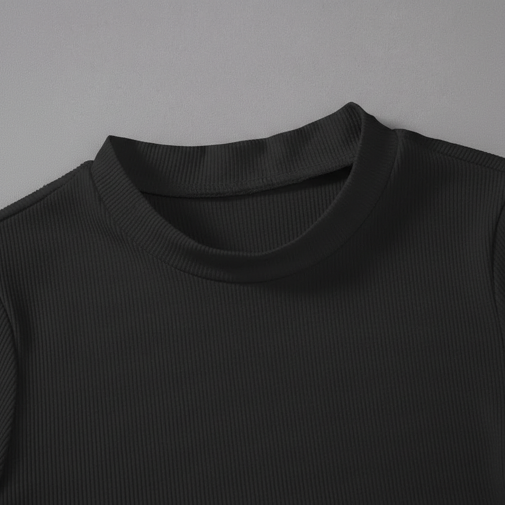 Solid Mock Neck Slim Fit Bodysuit