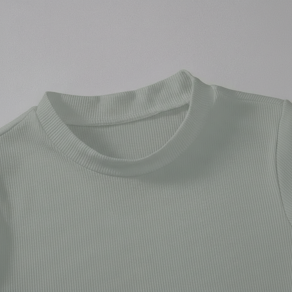 Solid Mock Neck Slim Fit Bodysuit