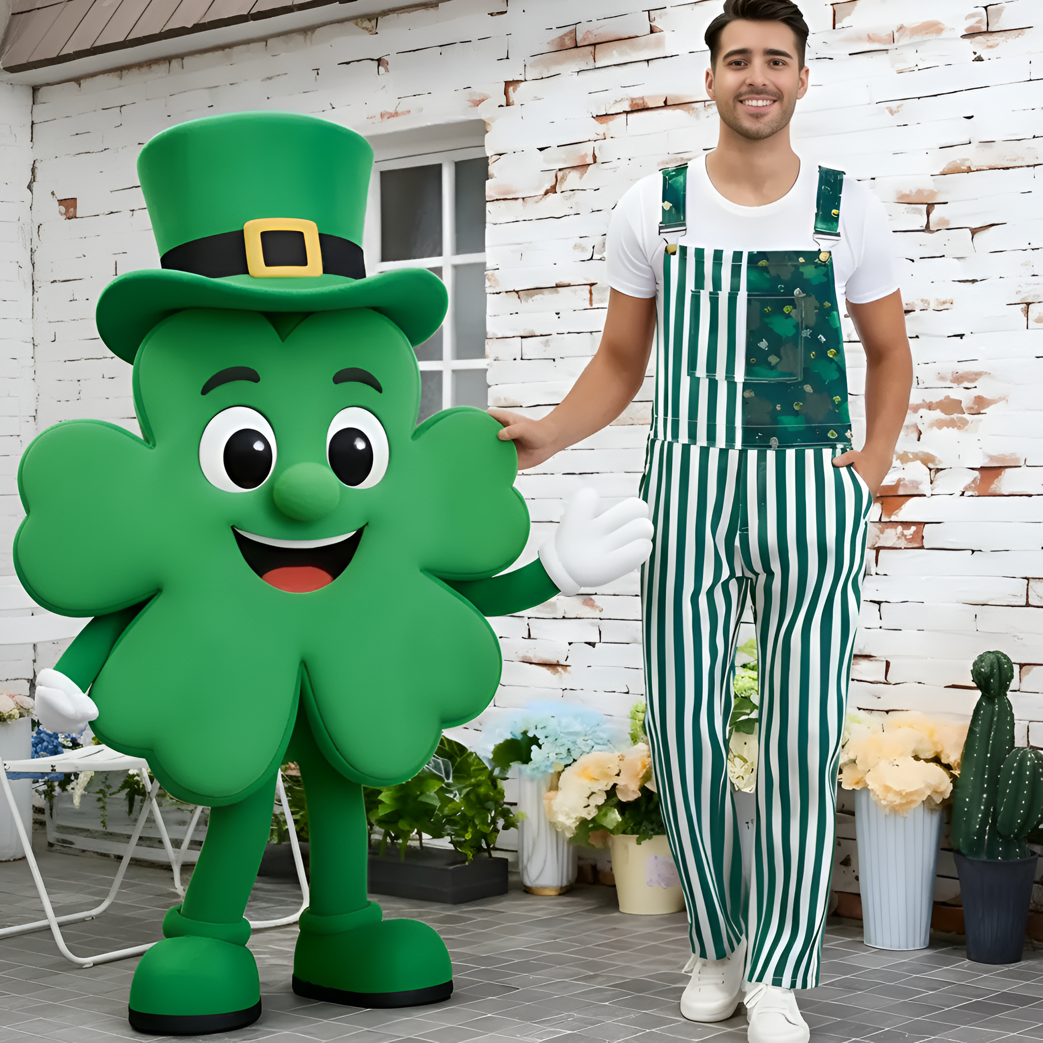 Stripe Denim Jumpsuit With Adjustable Strap