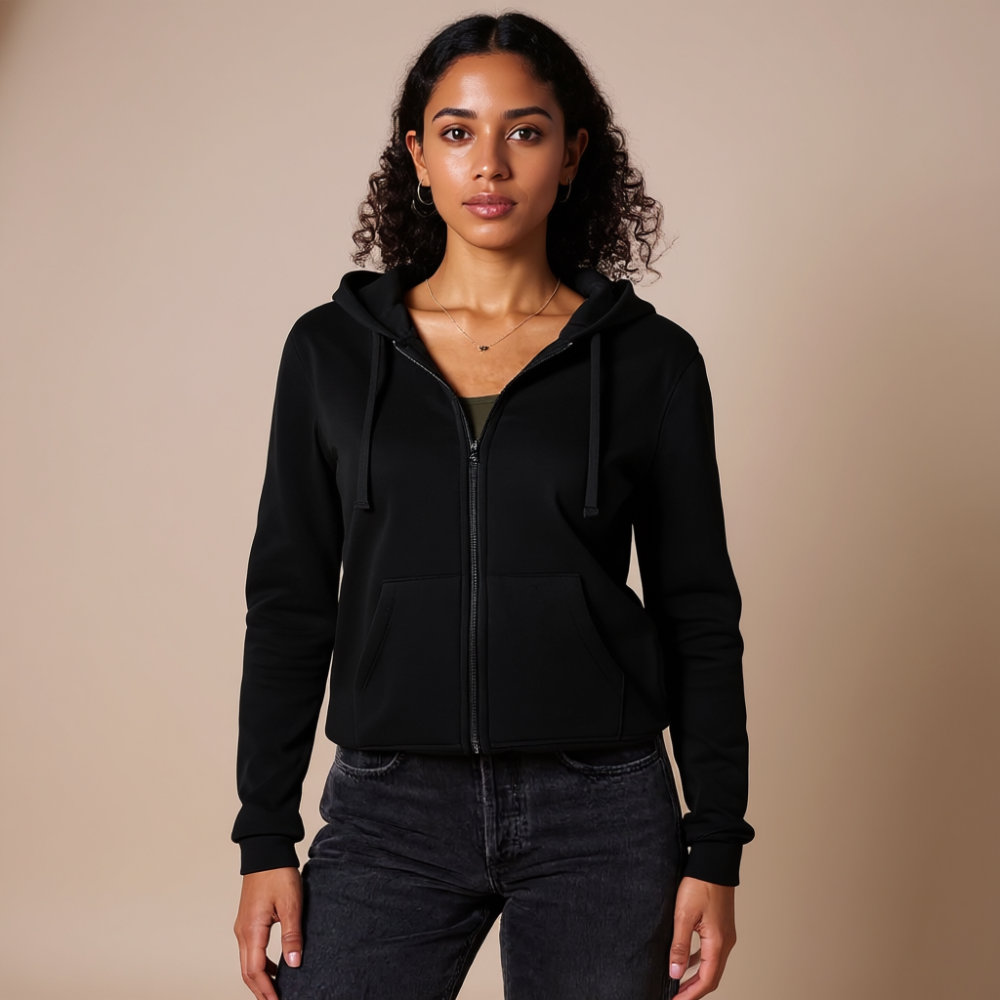 Women Fleece Full Zip Hoodie