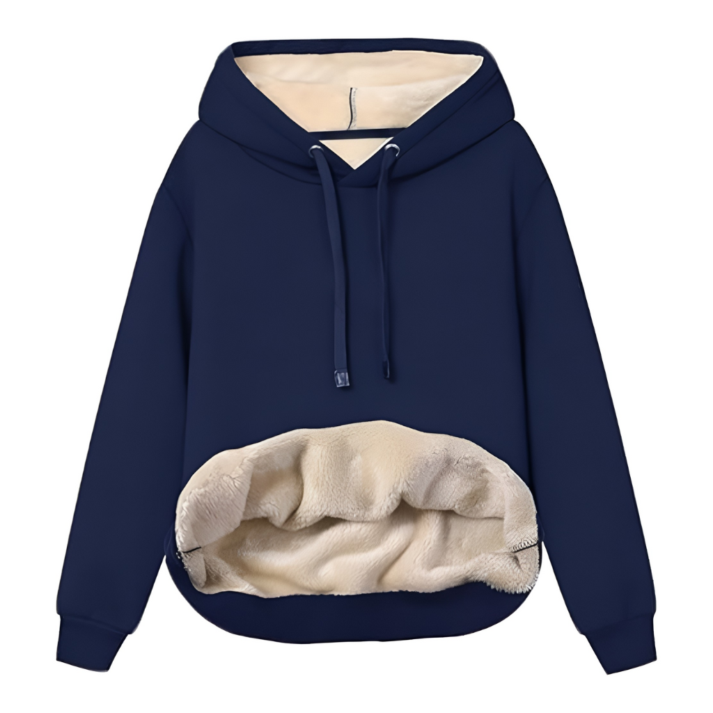Warm Fleece Lined Hoodie For Women