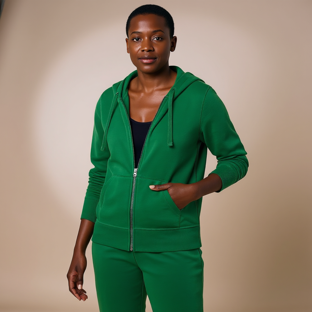 Women Fleece Full Zip Hoodie