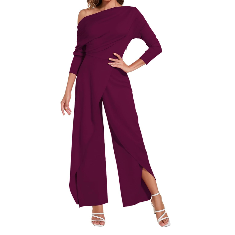 Long Sleeves Wide Length Jumpsuits