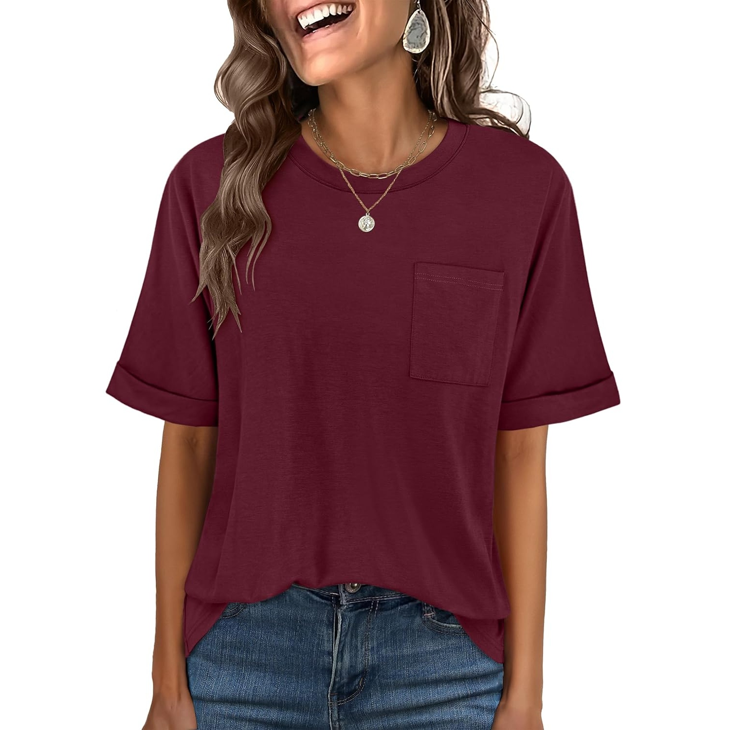 Casual Oversized Loose Summer Short Sleeve Shirt For Women